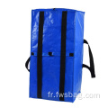 Pliable pli extra grand sac de stockage lourd en mouvement des sacs de stockage étanche à l'épreuve d'humidité avec fermeture à glissière renforcée